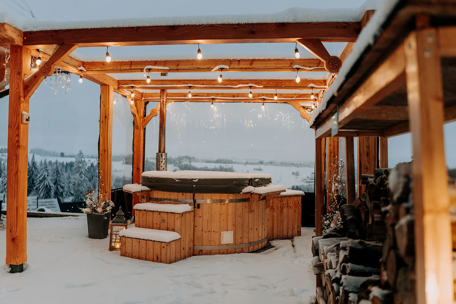 Balia w zimowej scenerii